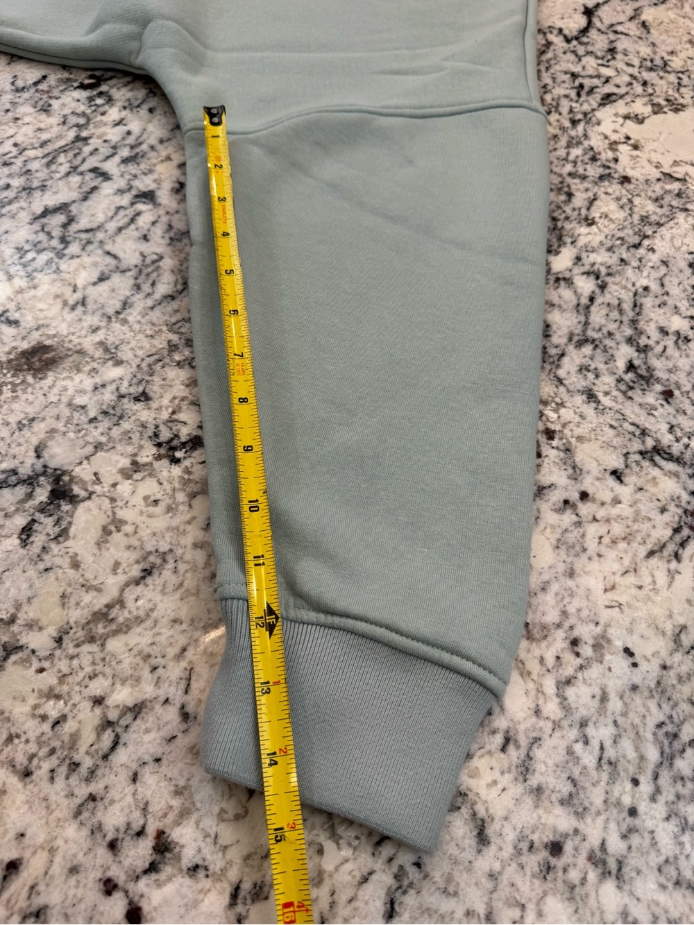 Mono B 3XL Sage Green Oversized Quarter Zip Pullover Sweatshirt - Picture 8 of 9
